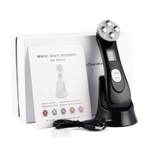 Load image into Gallery viewer, 5in1 RF EMS Face Massager Radio Frequency  Face Skin Rejuvenation Wrinkle corrector